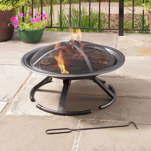 Pleasant Hearth Round Grab 'N Go Fire Pit Pleasant Hearth Round Grab 'N Go Fire Pit