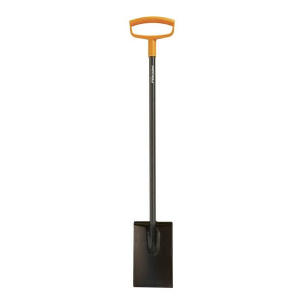 Fiskars 46 Inch Steel D-handle Square Garden Spade Fiskars 46 Inch Steel D-handle Square Garden Spade