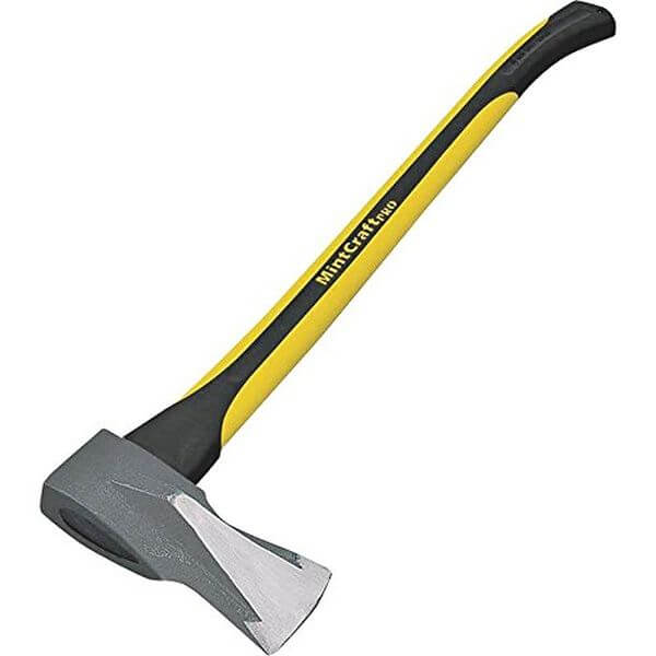 Mintcraft PRO Wood Splitting Maul with Fiberglass Handle, 4.5-Pound Mintcraft PRO Wood Splitting Maul with Fiberglass Handle, 4.5-Pound