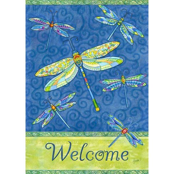 Dragonfly Flight Garden Flag Dragonfly Flight Garden Flag