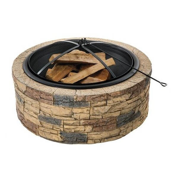 Sun Joe Cast Stone Fire Pit Sun Joe Cast Stone Fire Pit